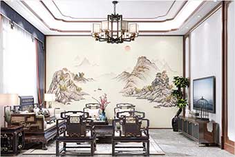 郴州森佰汇航空纤维墙咔（巴山蜀水）