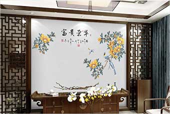 郴州森佰汇航空纤维墙咔（富贵荣华）